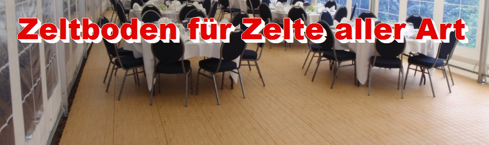 Zeltboden EXPO-tent Platten und Zubehr